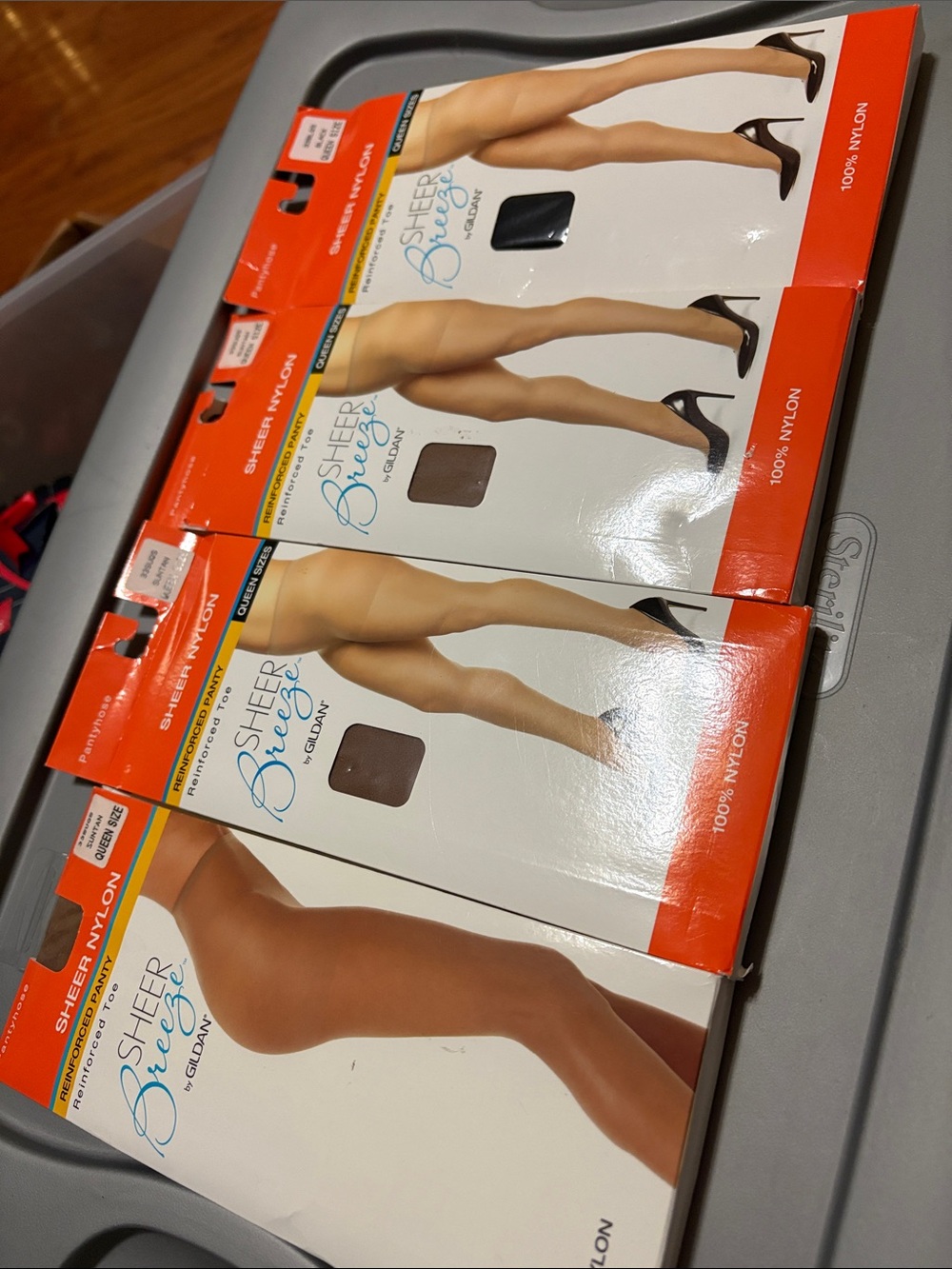NWT Gildan Sheer Breeze Nylon Hosiery